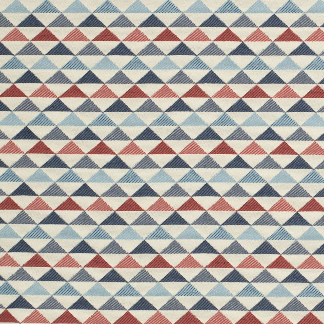Oasis Marine - Blue,Red & Burgundy Abstract & Geometric,Diamonds,Small Scale Upholstery Fabric 54 Inches"